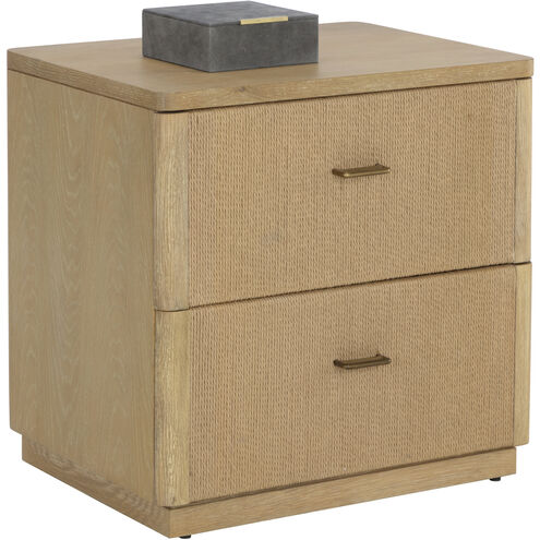 Etienne 24 X 24 inch Rustic Oak Night Stand
